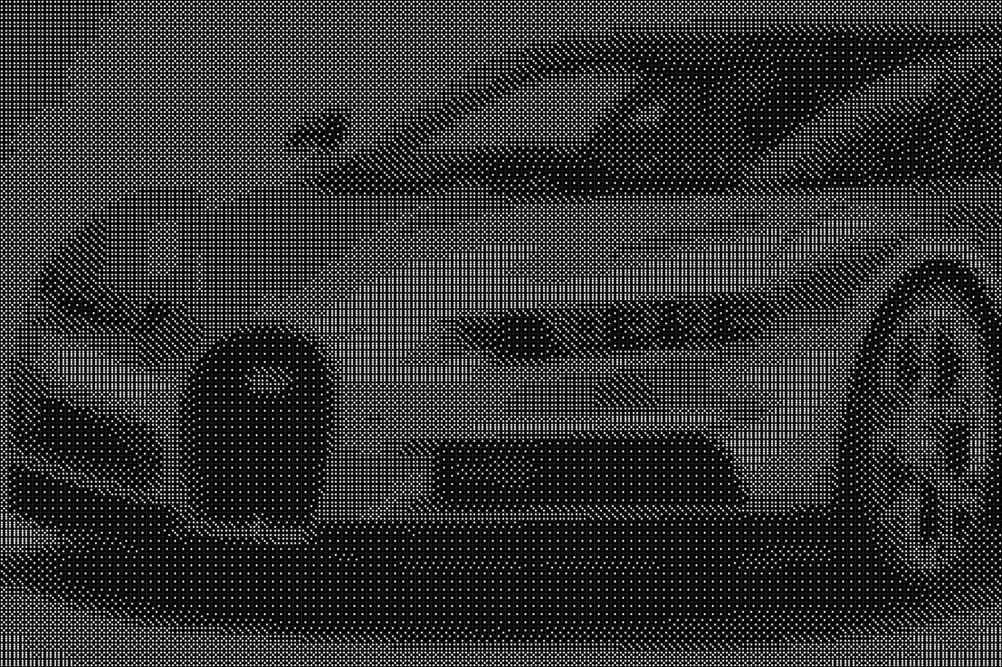 Bugatti 2 Dice Art- Handcrafted Dice Mosaic using 10,000+ Dice, Two Size Options
