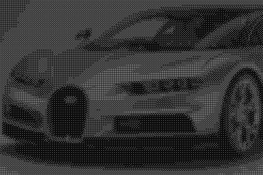 Bugatti 2 Dice Art- Handcrafted Dice Mosaic using 10,000+ Dice, Two Size Options