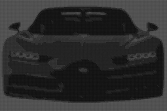 Bugatti 8 Dice Art- Handcrafted Dice Mosaic using 10,000+ Dice, Two Size Options