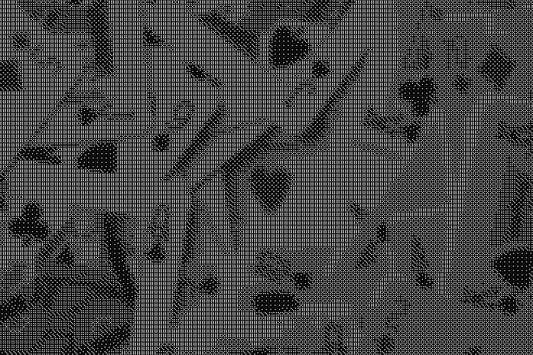 Cards 2 Dice Art- Handcrafted Dice Mosaic using 10,000+ Dice, Two Size Options