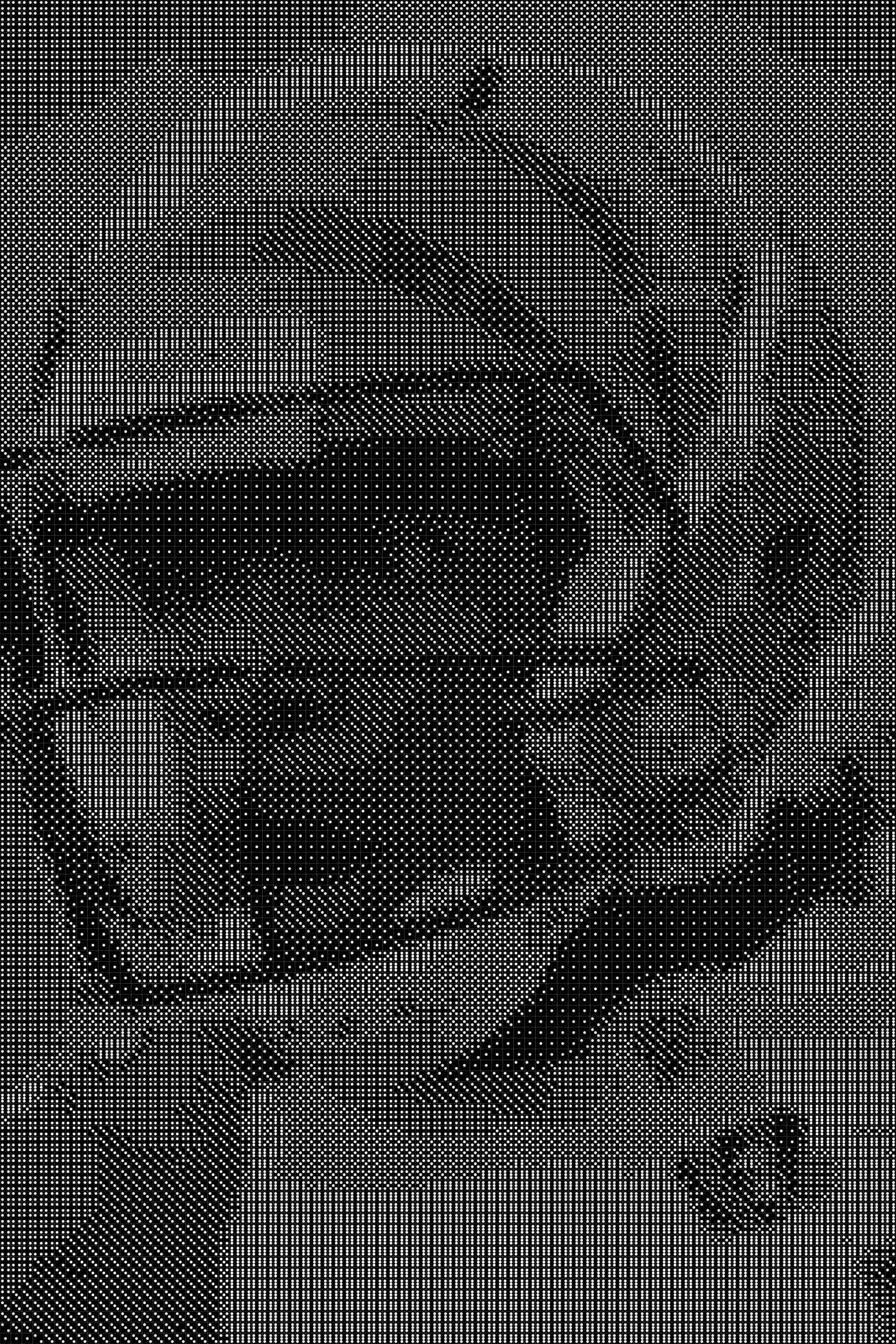 Chad Ochocinco Dice Art- Handcrafted Dice Mosaic using 10,000+ Dice, Two Size Options