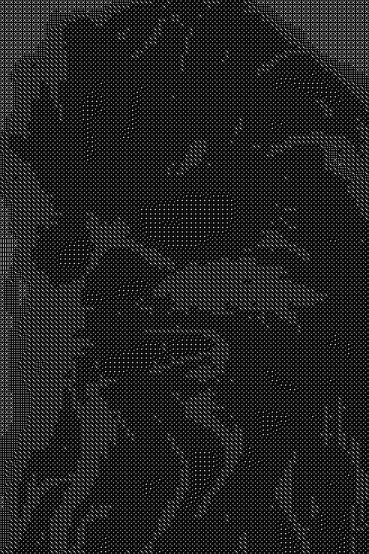 Chewbacca 4 Dice Art- Handcrafted Dice Mosaic using 10,000+ Dice, Two Size Options
