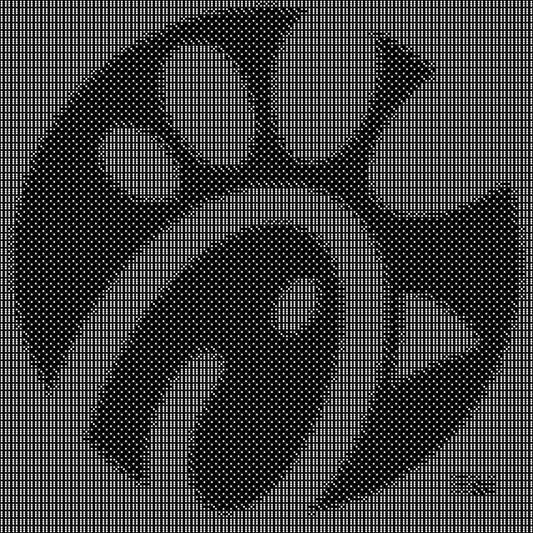 Chickfilla Dice Mosaic- Handcrafted Dice Art with 5,000+ Dice, Two Size Options