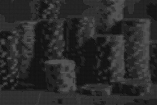 Chips Dice Art- Handcrafted Dice Mosaic using 10,000+ Dice, Two Size Options