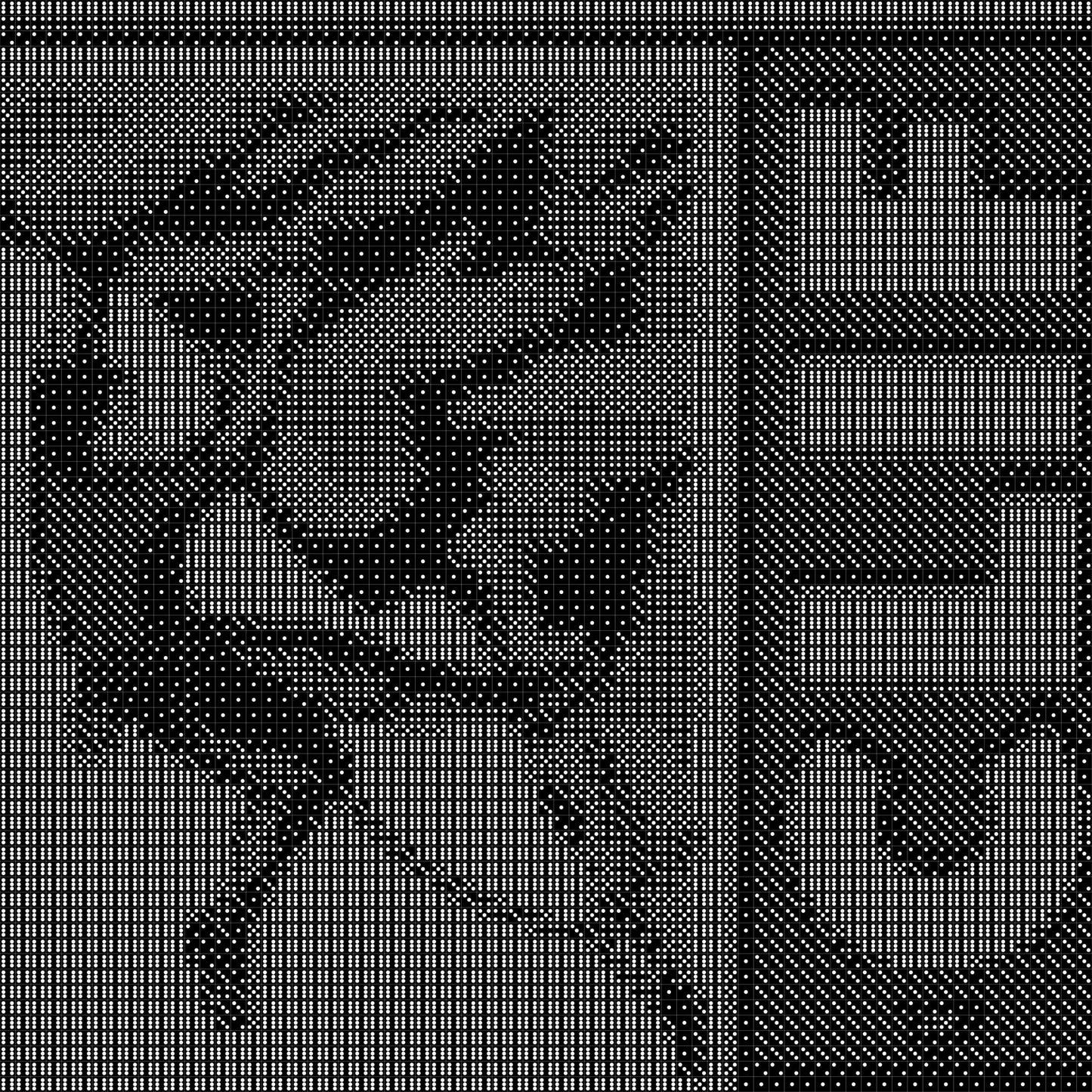 Clif Dice Mosaic- Handcrafted Dice Art with 5,000+ Dice, Two Size Options