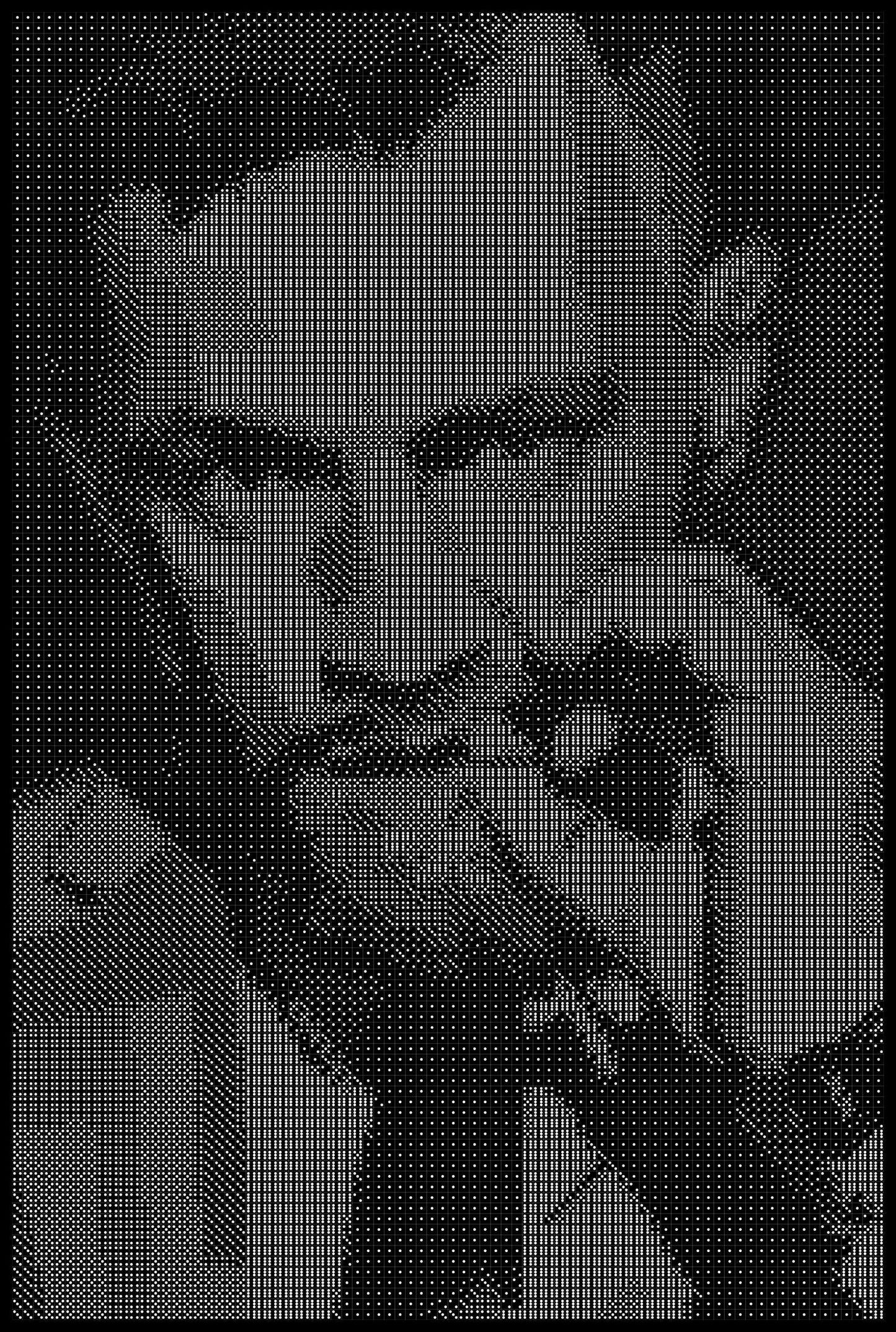 Conor McGregor 4 Dice Art- Handcrafted Dice Mosaic using 10,000+ Dice, Two Size Options