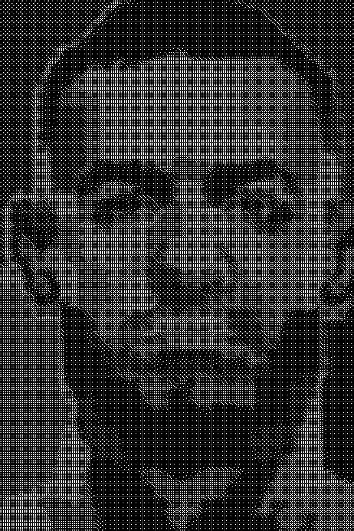 Conor McGregor 7 Dice Art- Handcrafted Dice Mosaic using 10,000+ Dice, Two Size Options