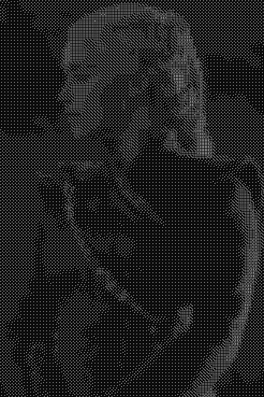 Daenerys Targaryen Dice Art- Handcrafted Dice Mosaic using 10,000+ Dice, Two Size Options