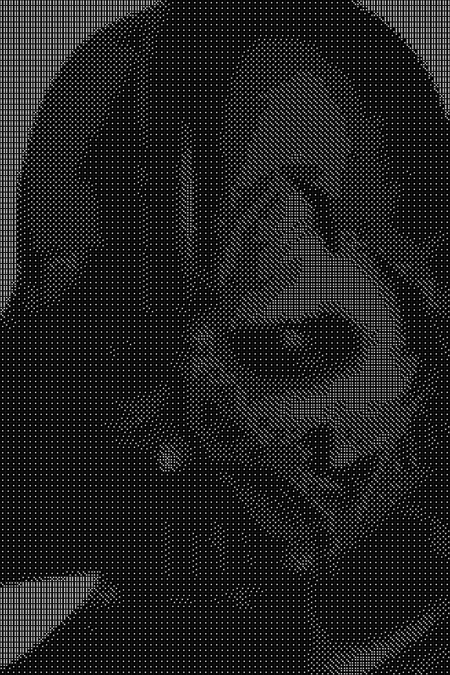 Darth Vader 14 Dice Art- Handcrafted Dice Mosaic using 10,000+ Dice, Two Size Options