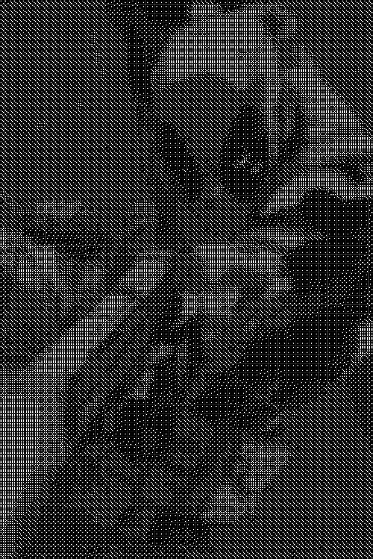 Deadpool 3 Dice Art- Handcrafted Dice Mosaic using 10,000+ Dice, Two Size Options