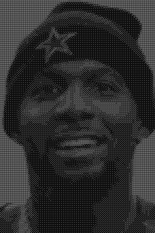 Dez Bryant Dice Art- Handcrafted Dice Mosaic using 10,000+ Dice, Two Size Options