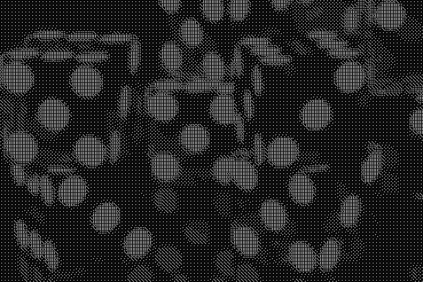 Dice Dice Art- Handcrafted Dice Mosaic using 10,000+ Dice, Two Size Options