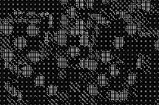 Dice Dice Art- Handcrafted Dice Mosaic using 10,000+ Dice, Two Size Options