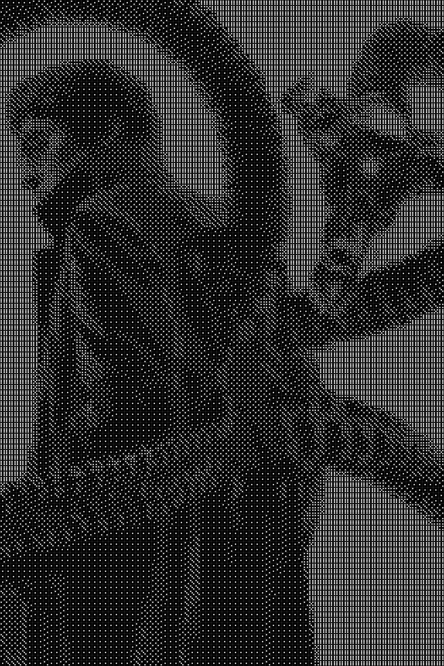 Doc Ock Dice Art- Handcrafted Dice Mosaic using 10,000+ Dice, Two Size Options