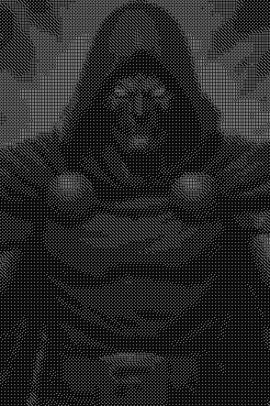 Doctor Doom Dice Art- Handcrafted Dice Mosaic using 10,000+ Dice, Two Size Options