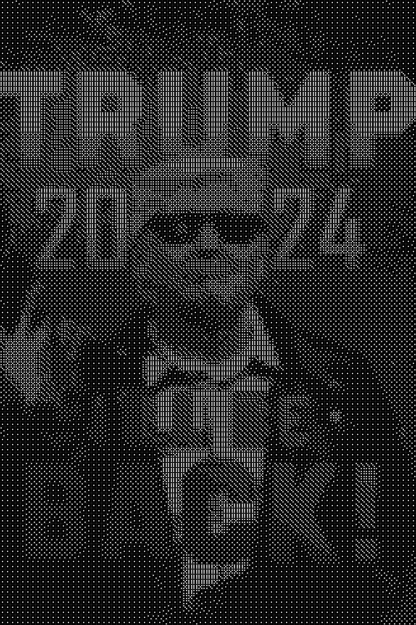 Donald Trump 10 Dice Art- Handcrafted Dice Mosaic using 10,000+ Dice, Two Size Options