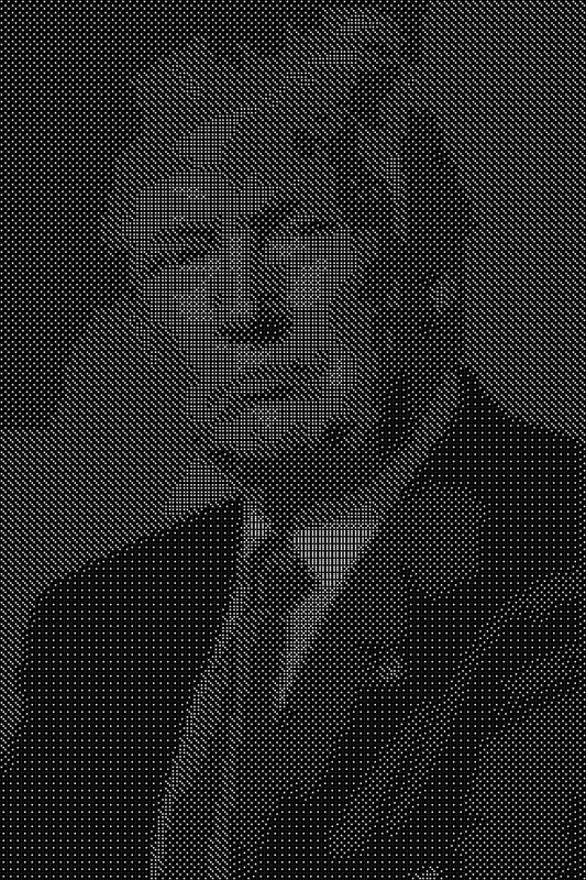 Donald Trump 12 Dice Art- Handcrafted Dice Mosaic using 10,000+ Dice, Two Size Options