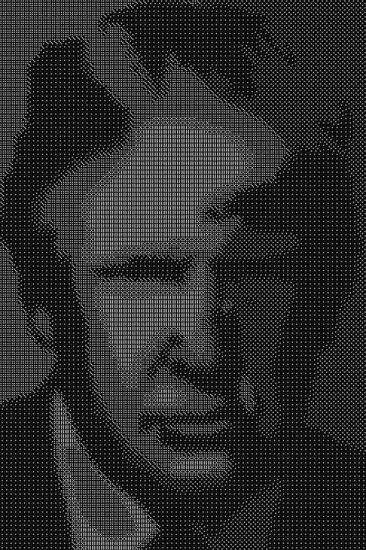 Donald Trump 13 Dice Art- Handcrafted Dice Mosaic using 10,000+ Dice, Two Size Options
