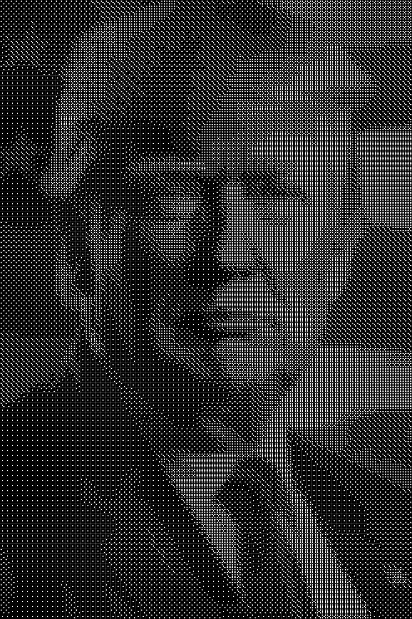 Donald Trump 19 Dice Art- Handcrafted Dice Mosaic using 10,000+ Dice, Two Size Options