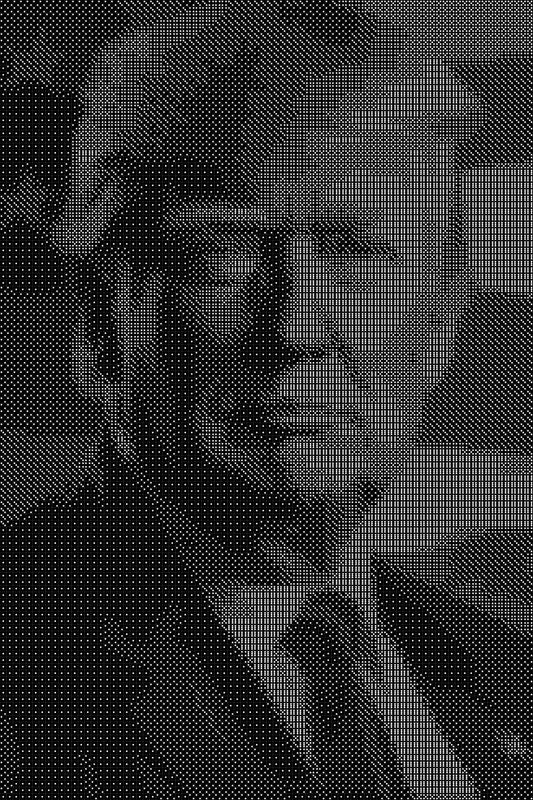 Donald Trump 19 Dice Art- Handcrafted Dice Mosaic using 10,000+ Dice, Two Size Options