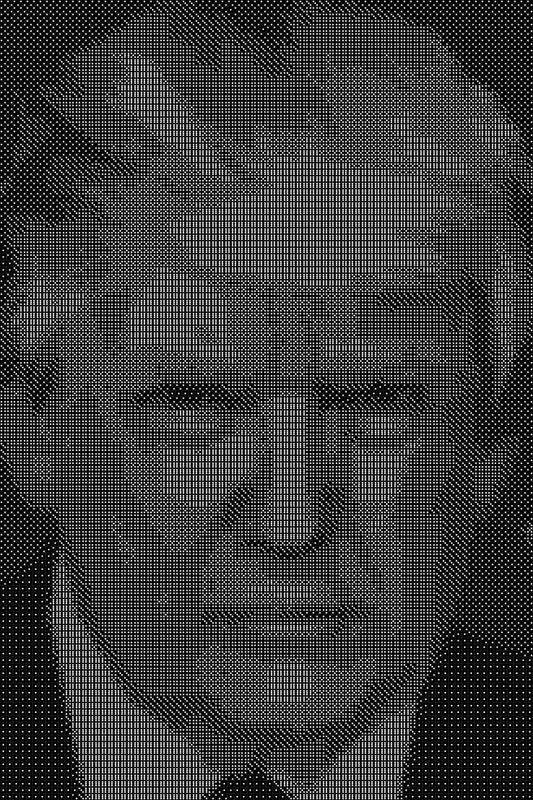 Donald Trump 20 Dice Art- Handcrafted Dice Mosaic using 10,000+ Dice, Two Size Options