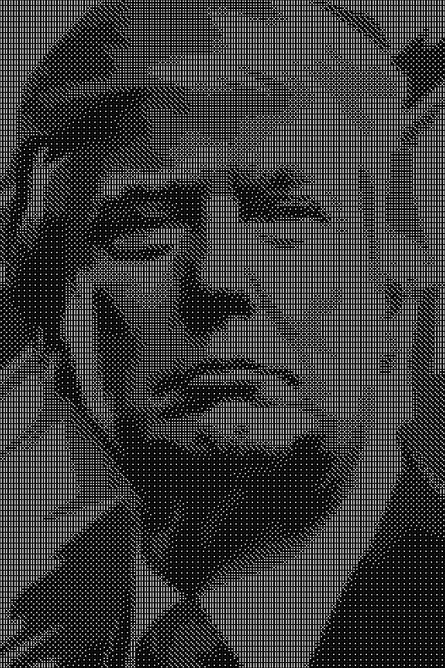 Donald Trump 3 Dice Art- Handcrafted Dice Mosaic using 10,000+ Dice, Two Size Options