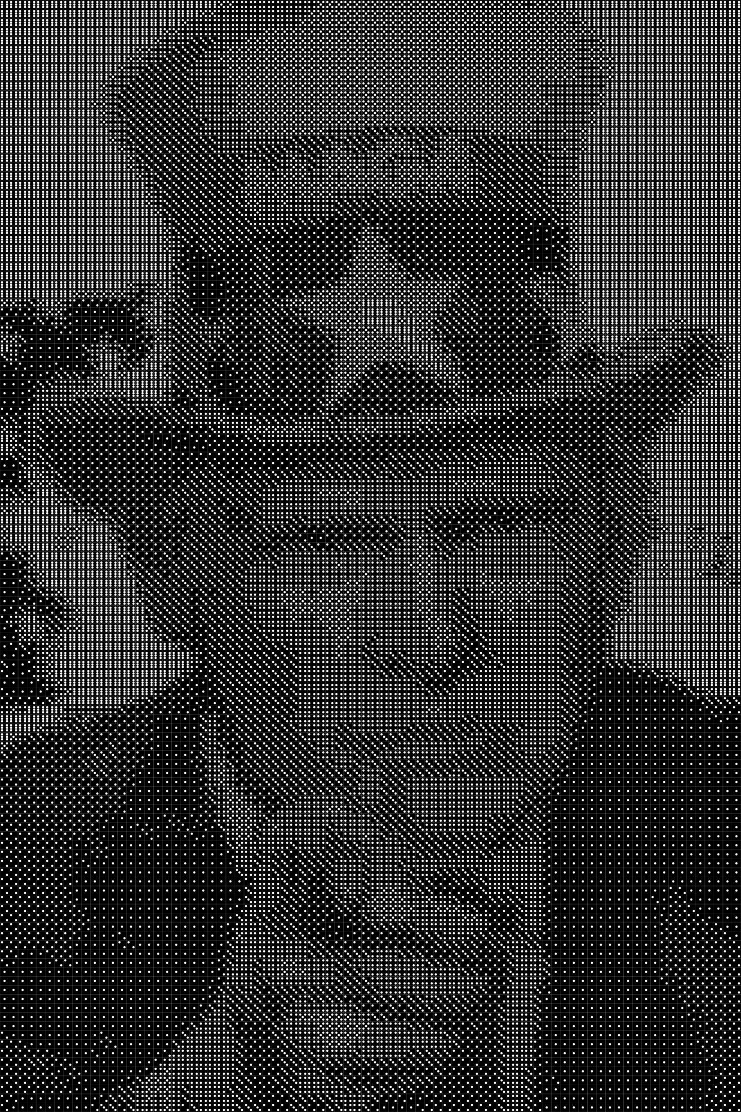 Donald Trump 7 Dice Art- Handcrafted Dice Mosaic using 10,000+ Dice, Two Size Options