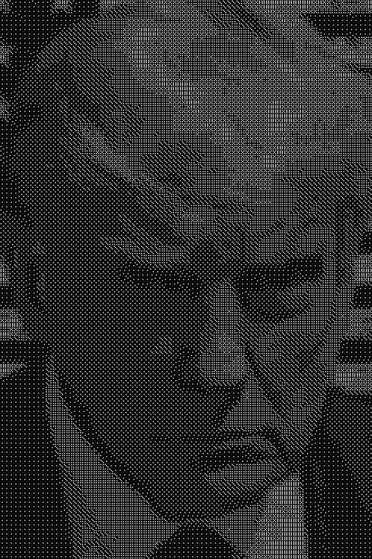 Donald Trump Dice Art- Handcrafted Dice Mosaic using 10,000+ Dice, Two Size Options