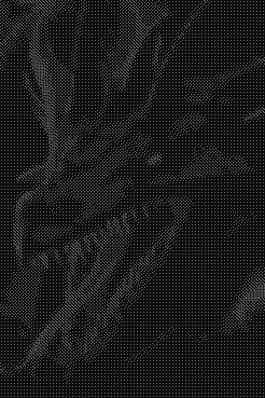 Dragon 6 Dice Art- Handcrafted Dice Mosaic using 10,000+ Dice, Two Size Options