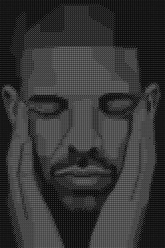 Drake 4 Dice Art- Handcrafted Dice Mosaic using 10,000+ Dice, Two Size Options