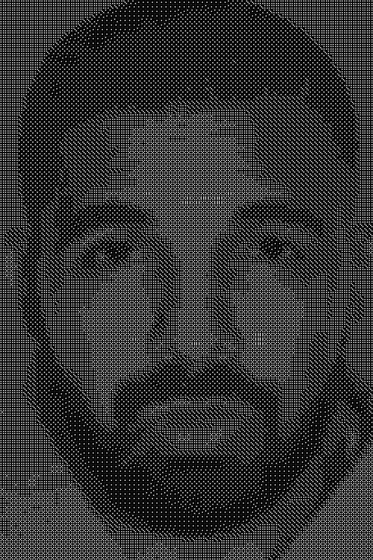 Drake 6 Dice Art- Handcrafted Dice Mosaic using 10,000+ Dice, Two Size Options