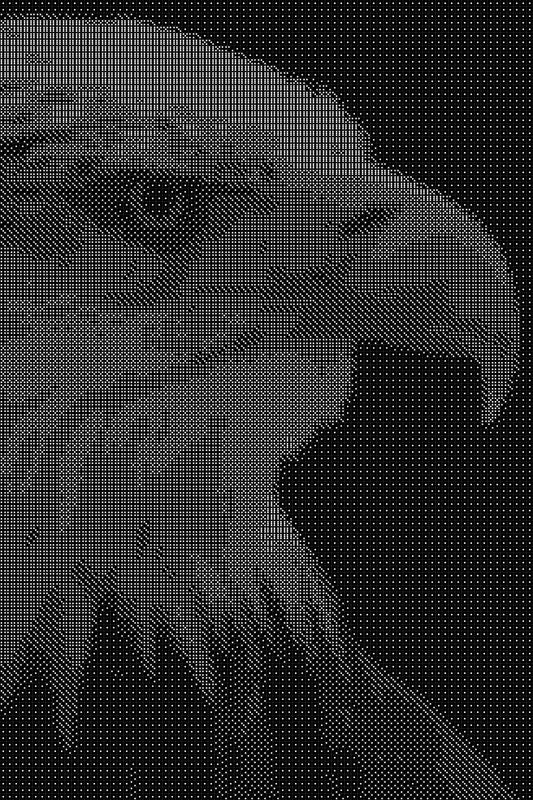 Eagle 5 Dice Art- Handcrafted Dice Mosaic using 10,000+ Dice, Two Size Options