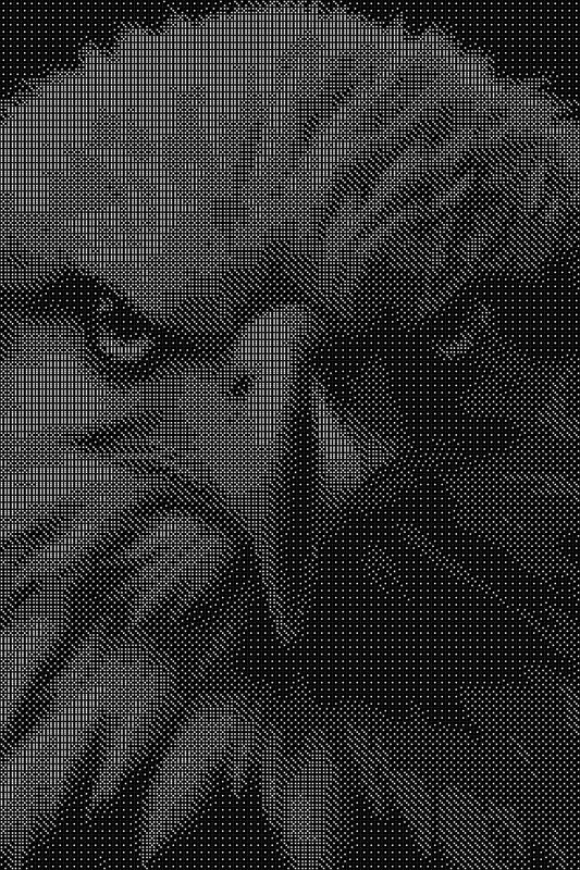 Eagle 7 Dice Art- Handcrafted Dice Mosaic using 10,000+ Dice, Two Size Options