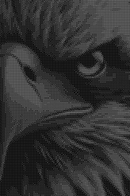 Eagle 8 Dice Art- Handcrafted Dice Mosaic using 10,000+ Dice, Two Size Options