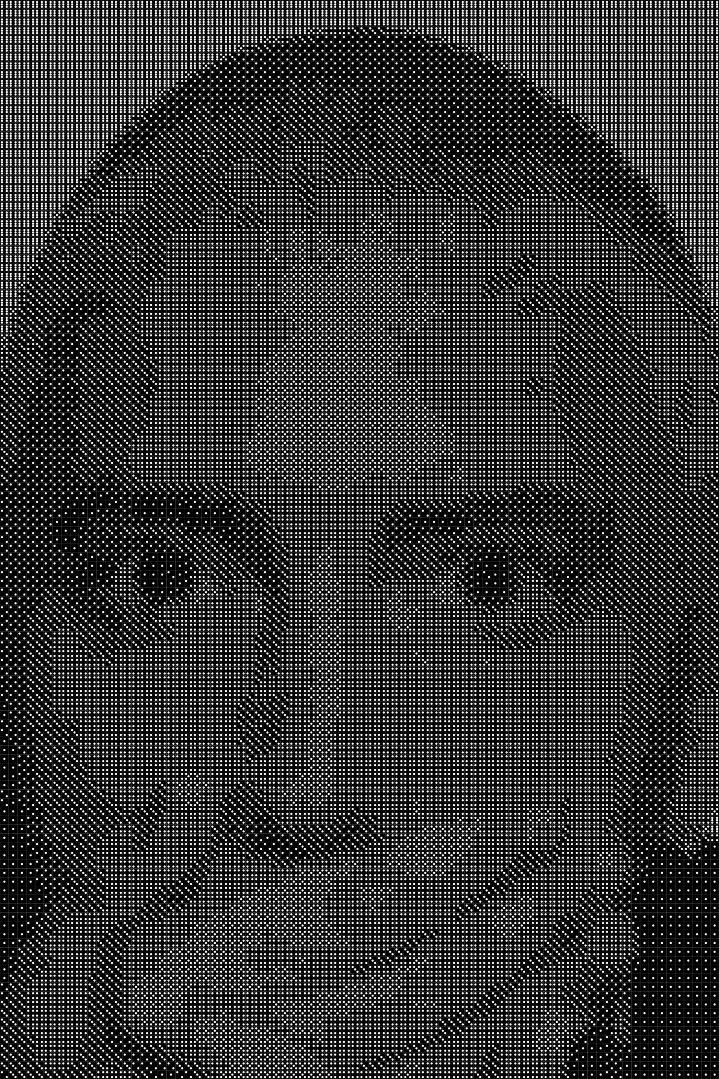 Eminem Dice Art- Handcrafted Dice Mosaic using 10,000+ Dice, Two Size Options