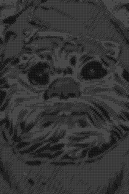 Ewok Dice Art- Handcrafted Dice Mosaic using 10,000+ Dice, Two Size Options