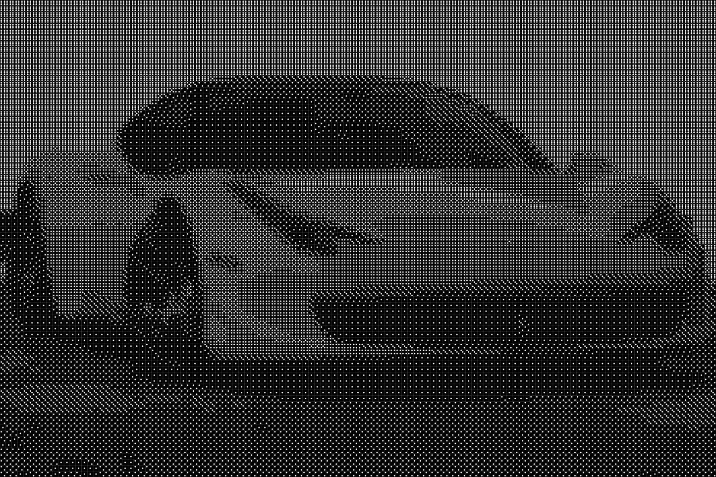 Ferrari 2 Dice Art- Handcrafted Dice Mosaic using 10,000+ Dice, Two Size Options