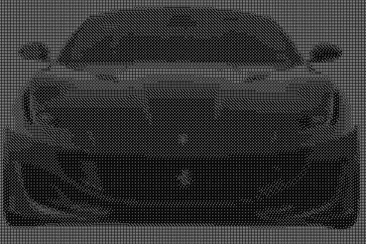 Ferrari 3 Dice Art- Handcrafted Dice Mosaic using 10,000+ Dice, Two Size Options