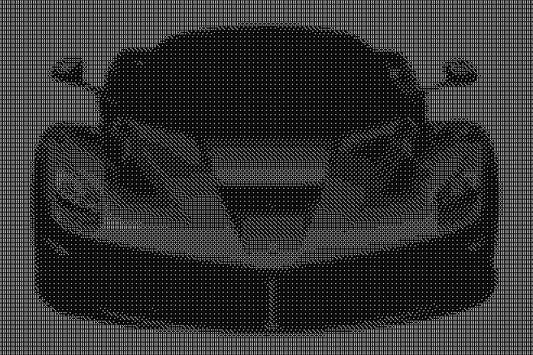 Ferrari Dice Art- Handcrafted Dice Mosaic using 10,000+ Dice, Two Size Options