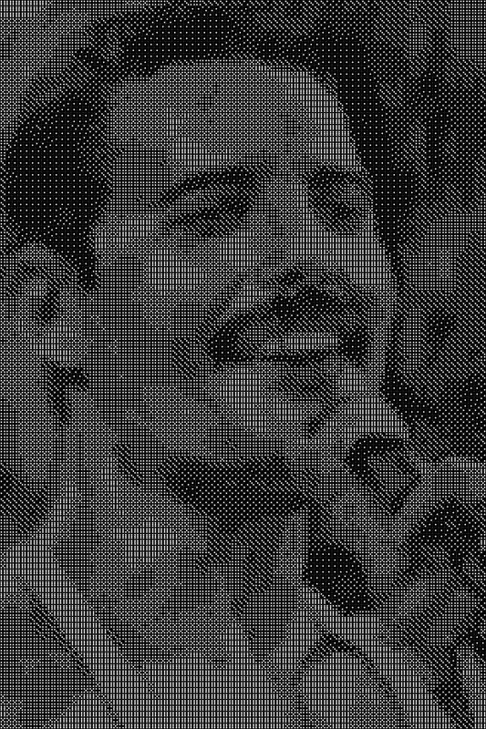 Freddie Mercury 4 Dice Art- Handcrafted Dice Mosaic using 10,000+ Dice, Two Size Options