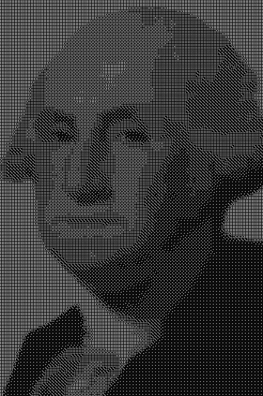 George Washington Dice Art- Handcrafted Dice Mosaic using 10,000+ Dice, Two Size Options
