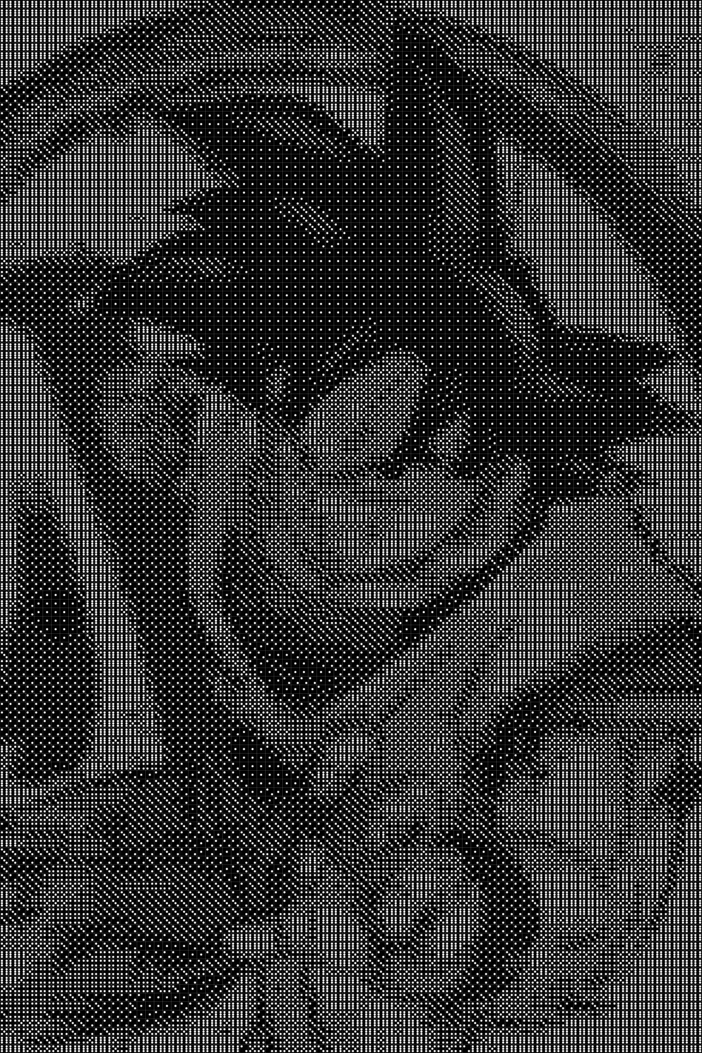 Goku 3 Dice Art- Handcrafted Dice Mosaic using 10,000+ Dice, Two Size Options