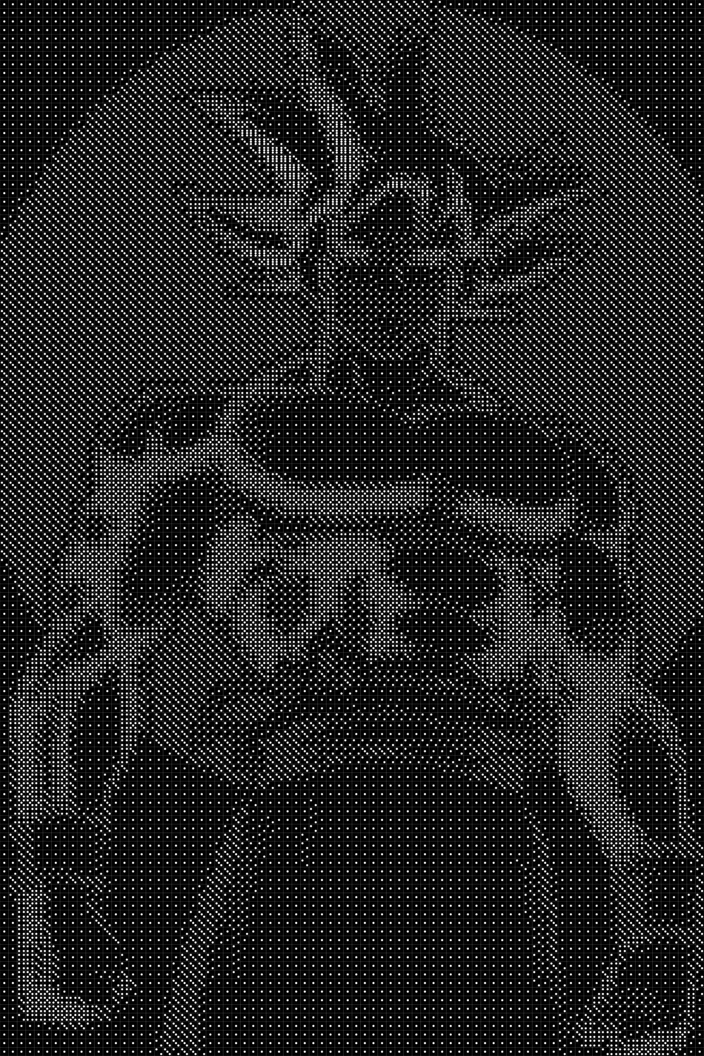 Goku 9 Dice Art- Handcrafted Dice Mosaic using 10,000+ Dice, Two Size Options