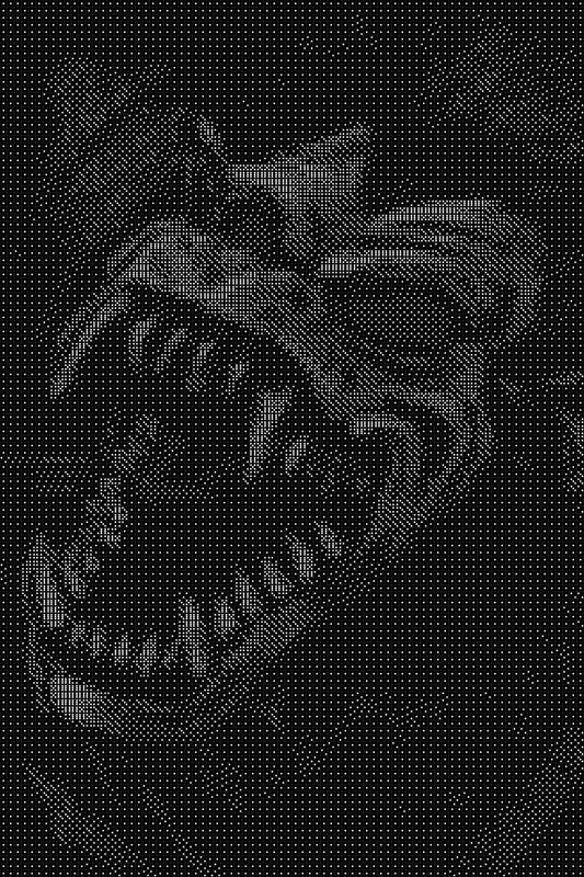 Goku Monkey Dice Art- Handcrafted Dice Mosaic using 10,000+ Dice, Two Size Options