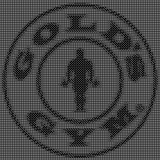 Goldsgym Dice Mosaic- Handcrafted Dice Art with 5,000+ Dice, Two Size Options