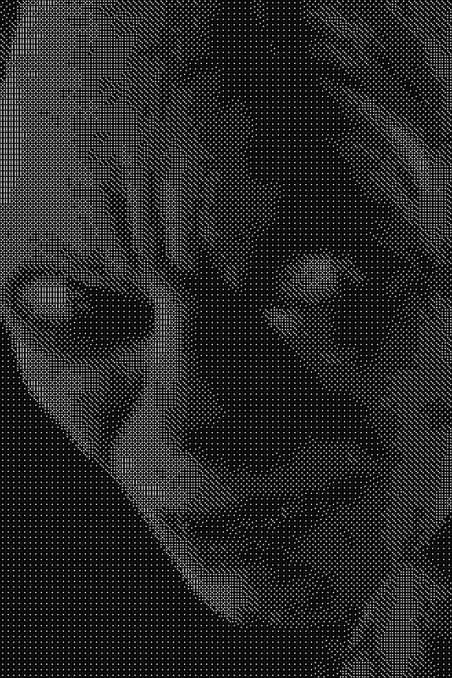 Gollum 3 Dice Art- Handcrafted Dice Mosaic using 10,000+ Dice, Two Size Options