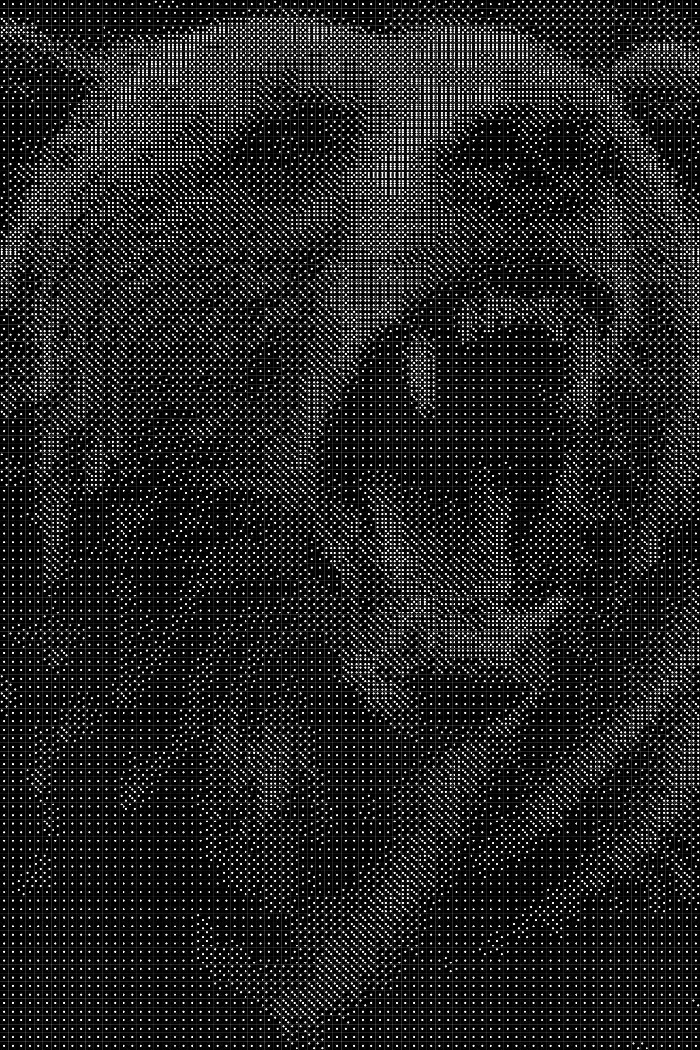 Grizzlybear 2 Dice Art- Handcrafted Dice Mosaic using 10,000+ Dice, Two Size Options