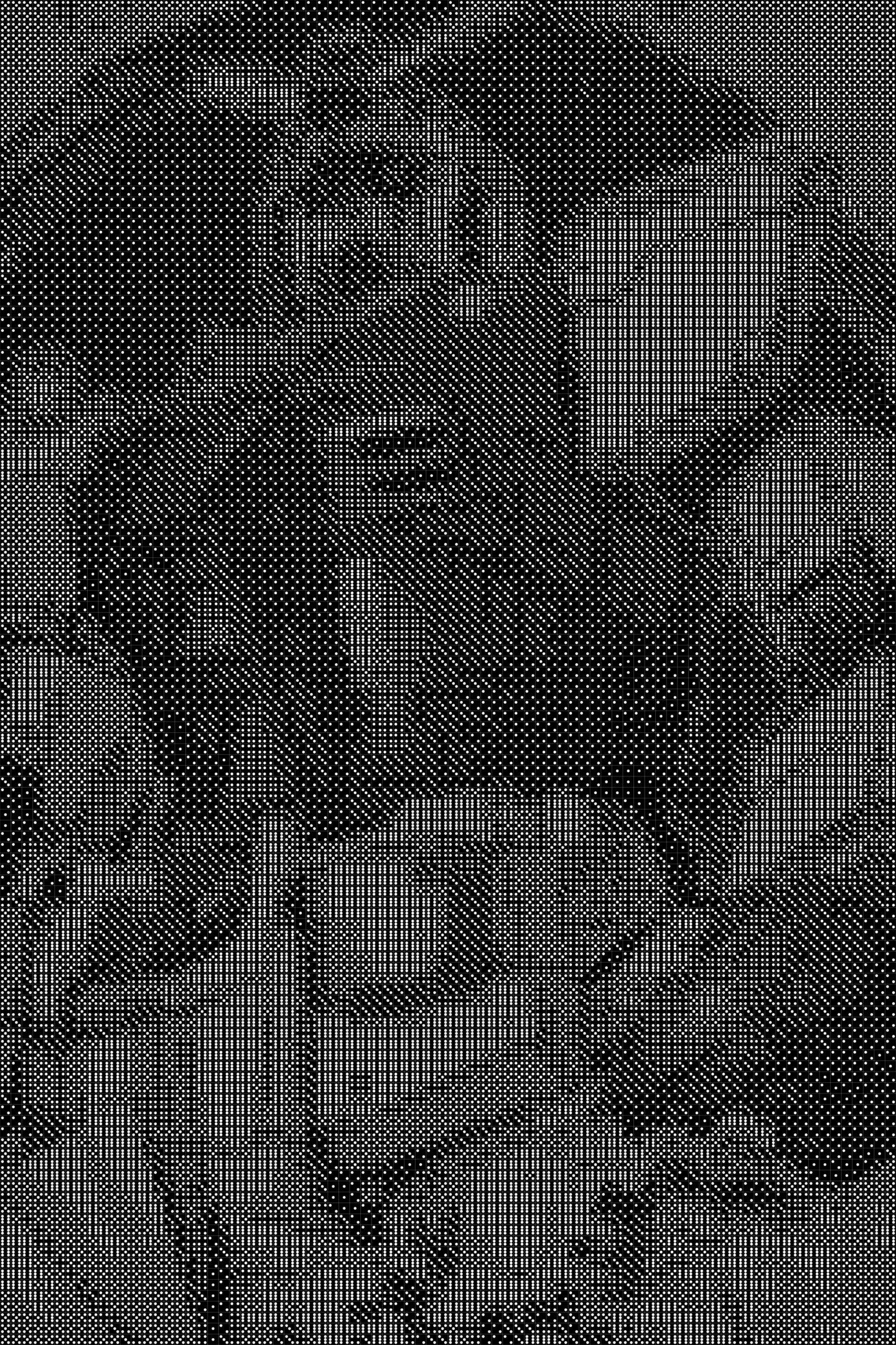 Gundam Dice Art- Handcrafted Dice Mosaic using 10,000+ Dice, Two Size Options
