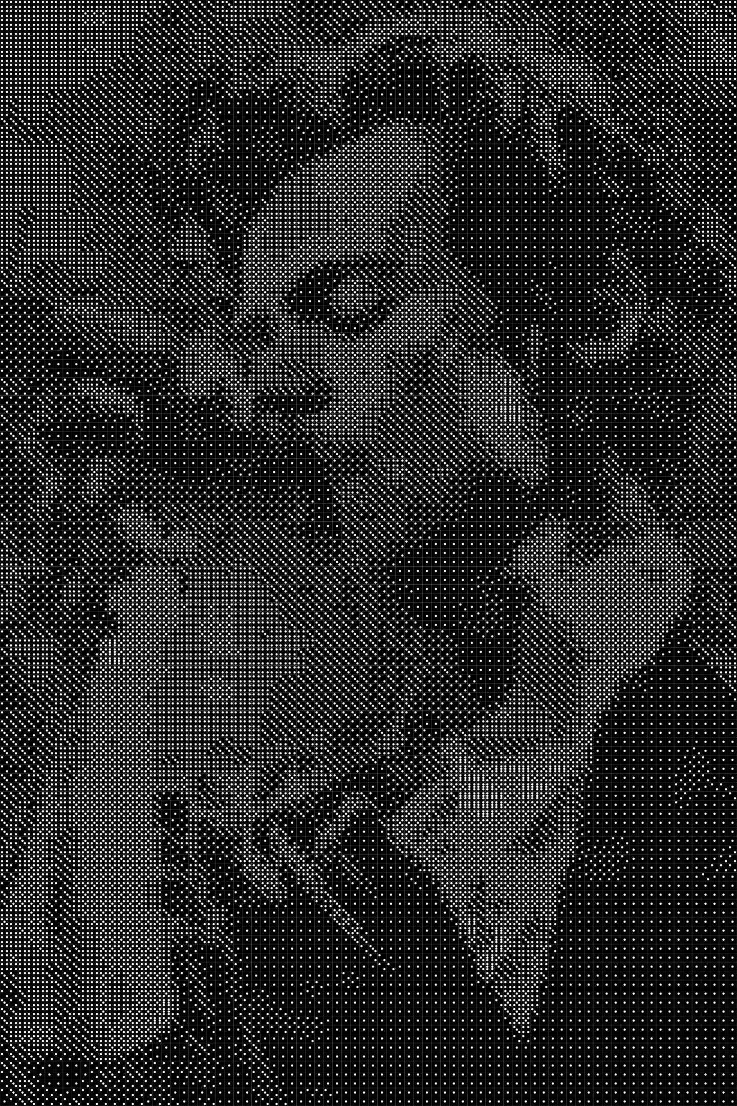 Harry Styles Dice Art- Handcrafted Dice Mosaic using 10,000+ Dice, Two Size Options