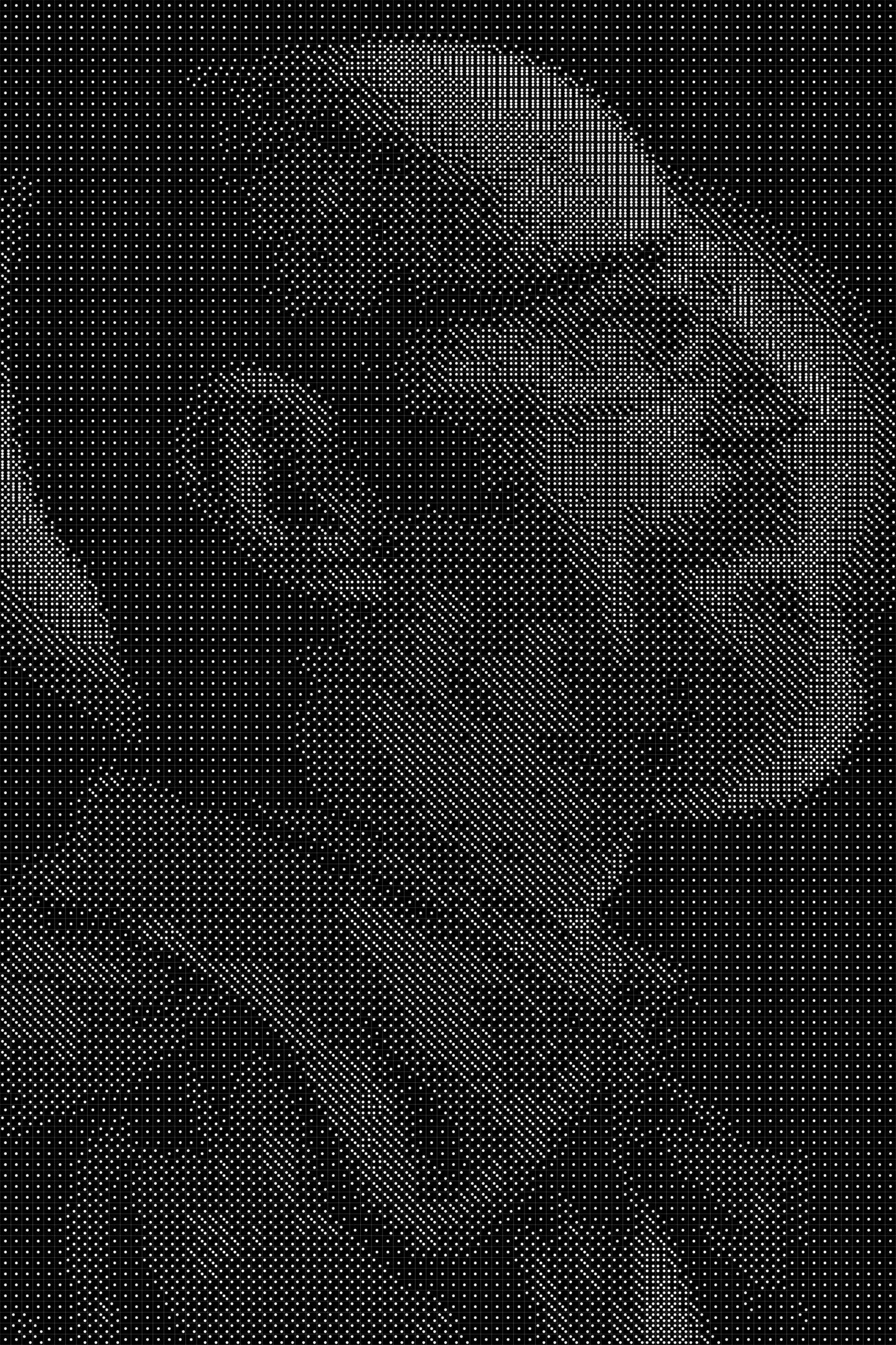 Heisenburg 2 Dice Art- Handcrafted Dice Mosaic using 10,000+ Dice, Two Size Options